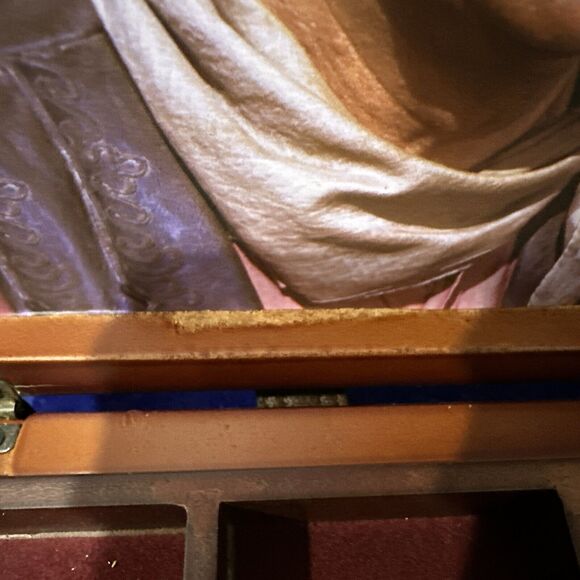 Bradford Exchange John Wayne Stagecoach Trunk Valet Box Hidden Compartment New - Picture 14 of 16